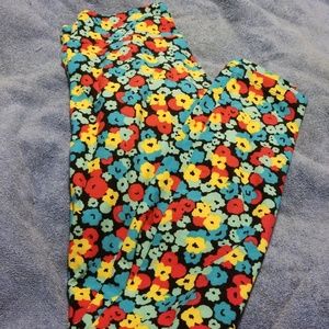 Lularoe OS leggings EUC